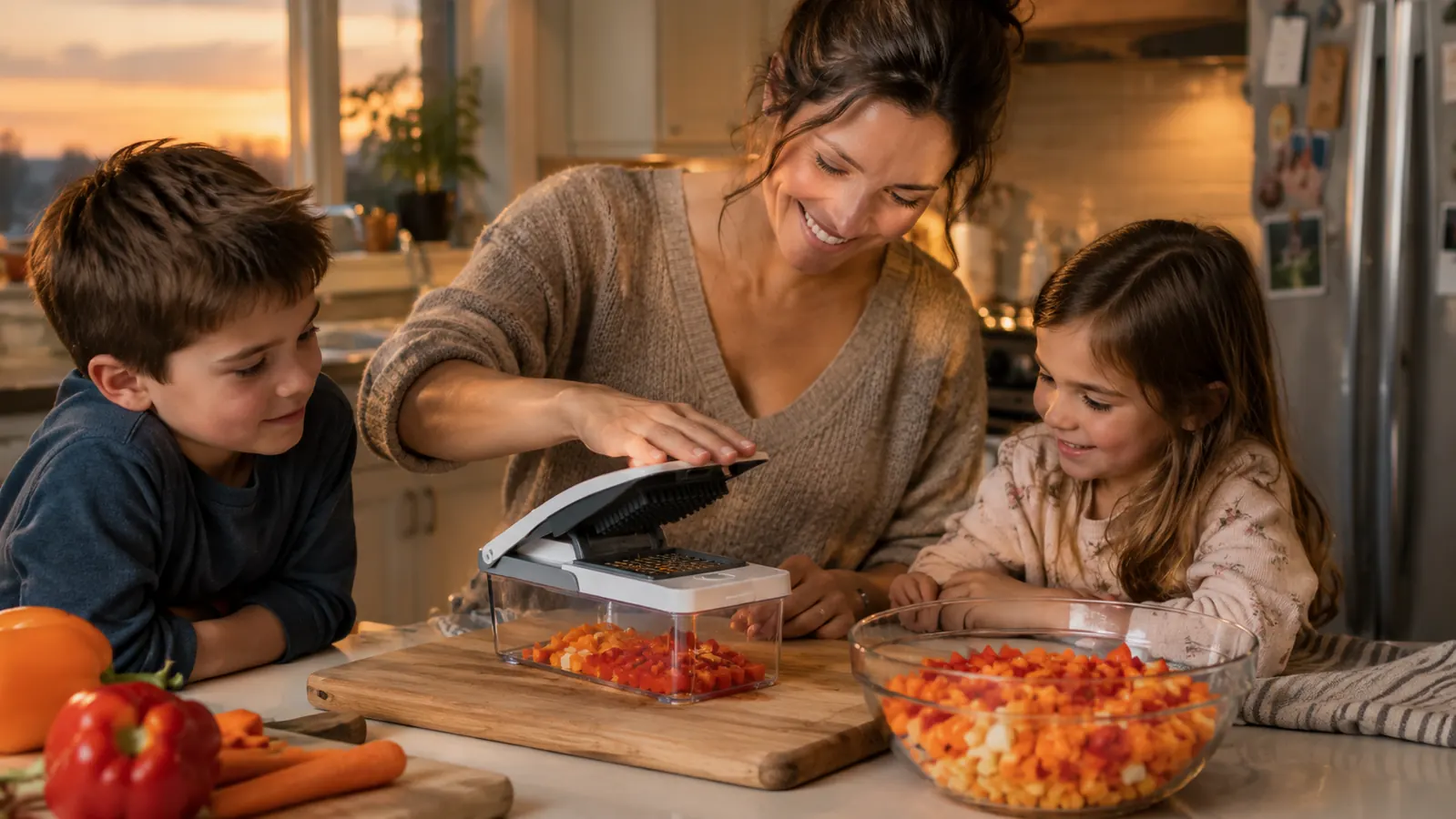 How to Get Kids to Eat Veggies with a Vegetable Chopper